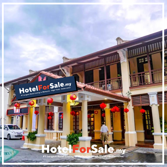 Budget hotel room in a Malaysian property for sale